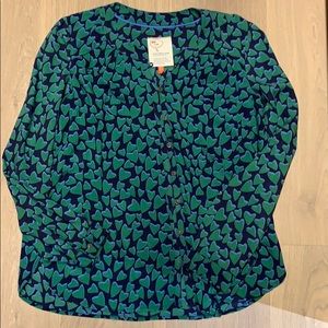 ANTHROPOLOGIE Green Hearts